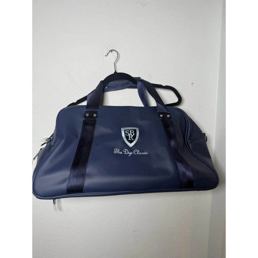 Brand New The Dye Classic Golf Duffle Bag, Navy And Leather Stonebridge Ranch